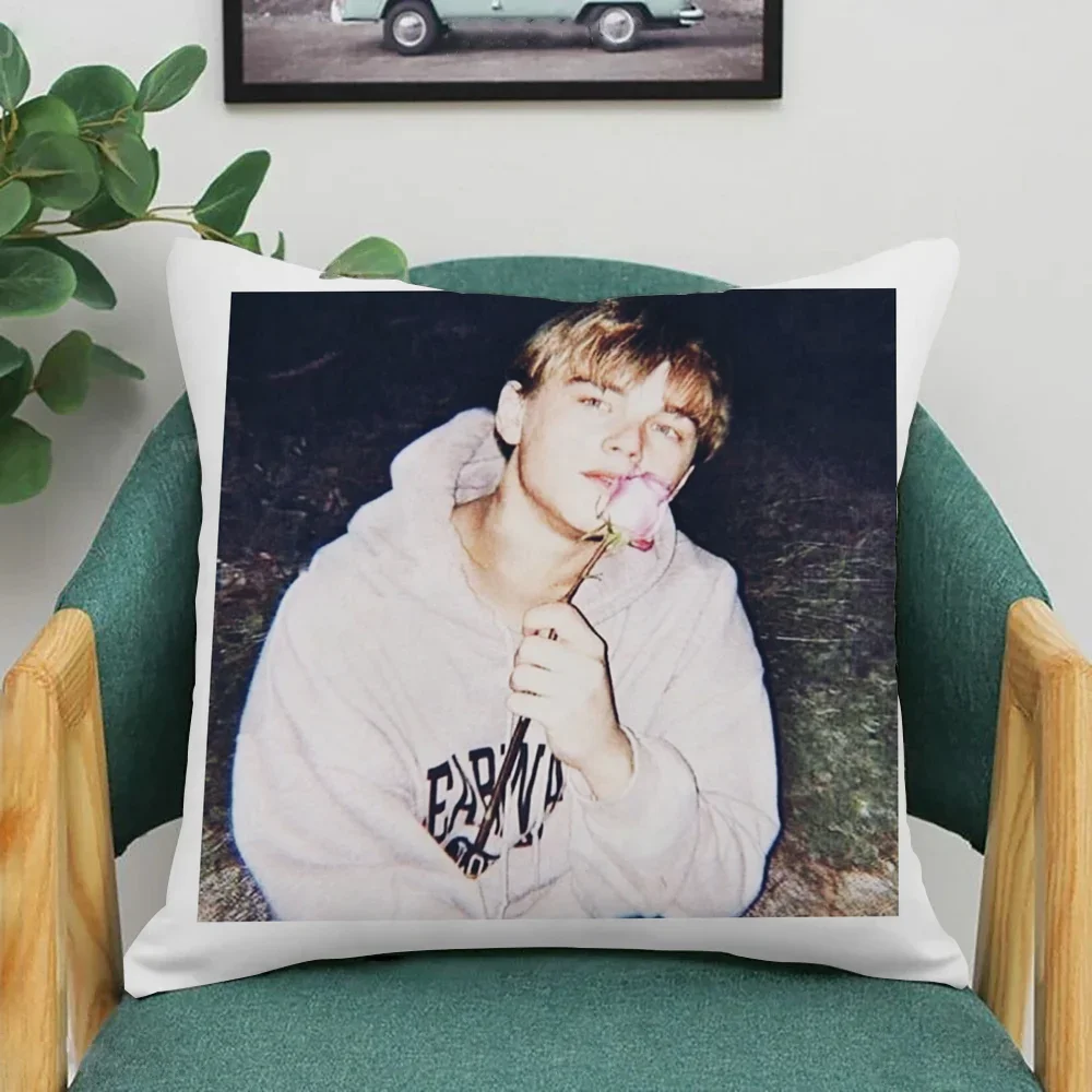 Бренд Laumango Leonardo DiCaprio экологически чистая вязаная наволочка из полиэстера и