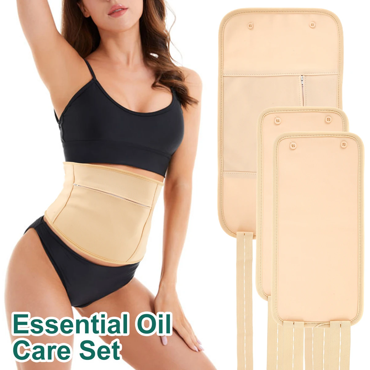 

3 шт., многоразовые масляные пакеты для ног с регулируемым эластичным ремешком