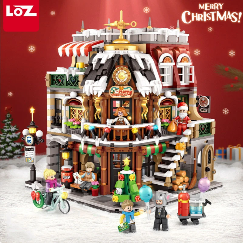 Уличный город LOZ мини-блок большая китайская улица традиция китайского чайного