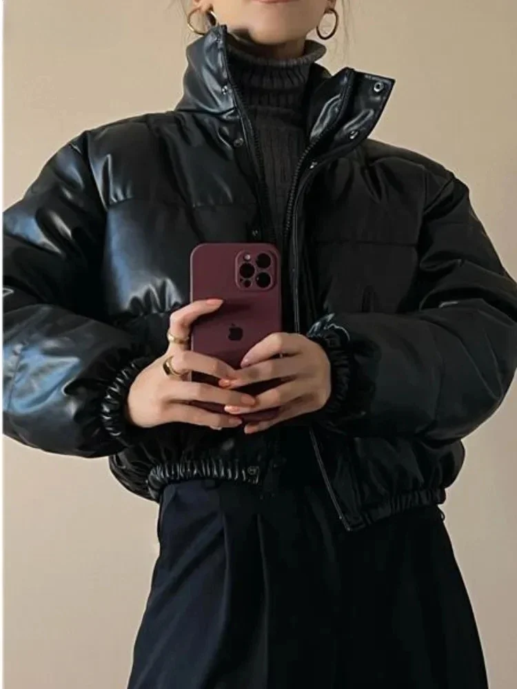 

Женская однотонная парка с длинным рукавом, на молнии