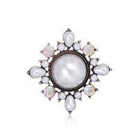 vintage simulated pearl brooches for women baroque trendy elegant brooch pins party wedding jewelry gifts