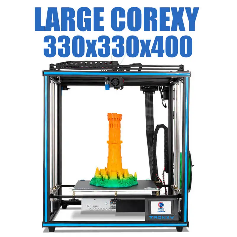 Tronxy-impresora 3D X5 X5-500/600 X5-400/500 PRO X5-2E D01 Plus, de gran tamaño, de alta precisión, Ultra silenciosa mejorada