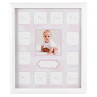 Frame Photo Baby Picture First Year 12 Newborn Keepsake Growth Months Frames Collage Record 1St Infant Gift Holder Memory Month