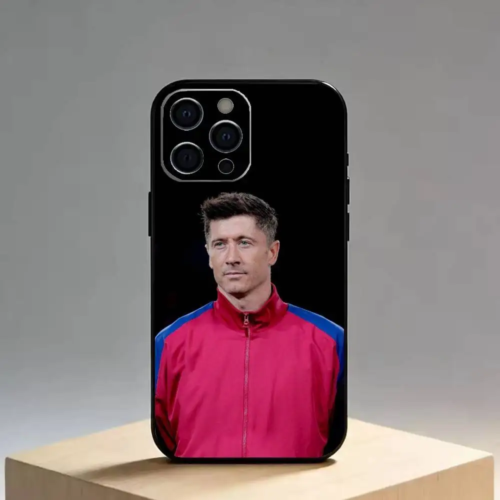 Фото Чехол для телефона R-Robert L-Lewandowski-Football-Sport для iPhone 17, 16, 15, 14, 13, 12, 11 Plus, Pro Max и других моделей, мягкий черный чехол №3