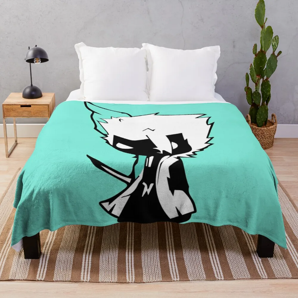 

Toshiro Hitsugaya Polyester Blanket White Missoni Blue Tile Blanket Summer Throw Blankets