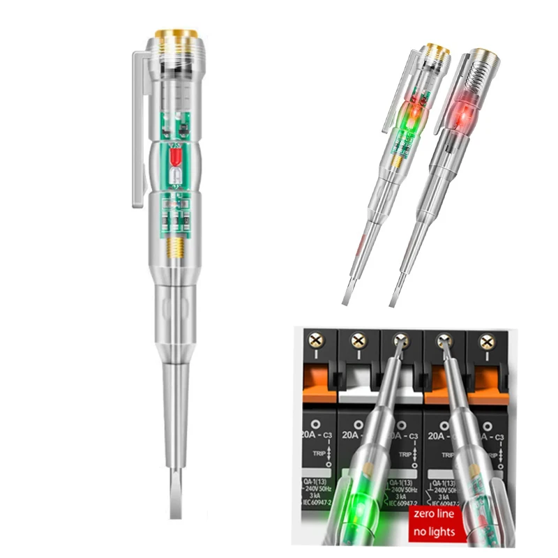 

Intelligent Voltage Tester Pen Non-contact Induction Digital Power Detector Pencil Electric Screwdriver Probe Circuit Indicator