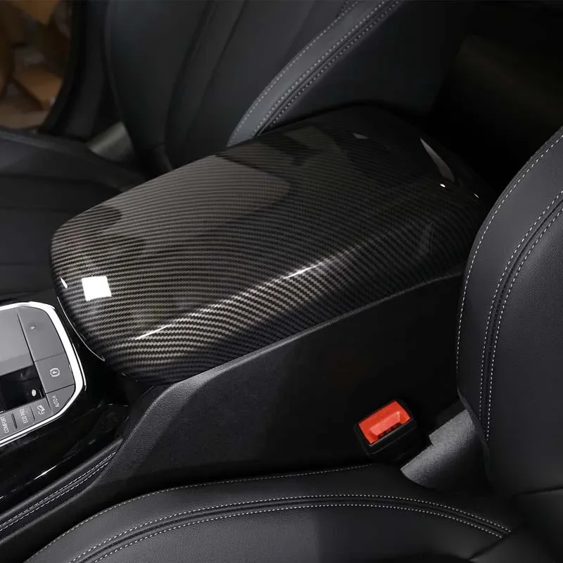 1 шт. LHD подлокотник центральной консоли из углеродного волокна чехол подходит