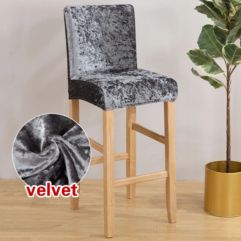 Бархатный жаккардовый Чехол для стула бархатный чехол защитный барного |