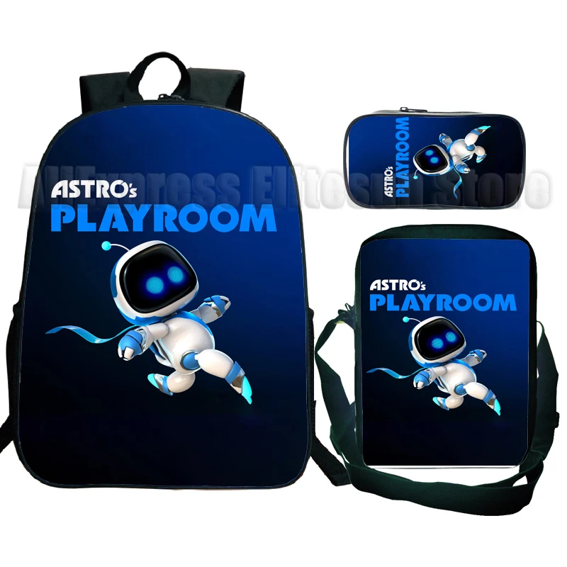 Студенческая школьная сумка Astro Bot детский рюкзак детская на плечо с астронавтом