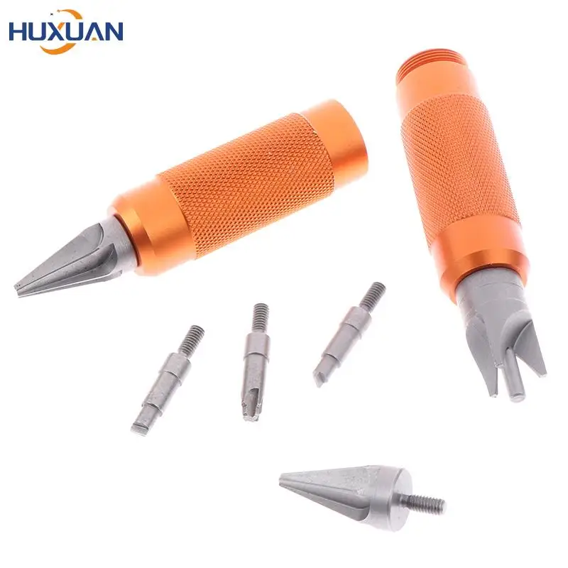 

Alloy Case Prep Multitool Case Chamfer Deburring Hand Tools For Reloading Primer Pocket Cleaners Reamers For Removing Crimps 1pc