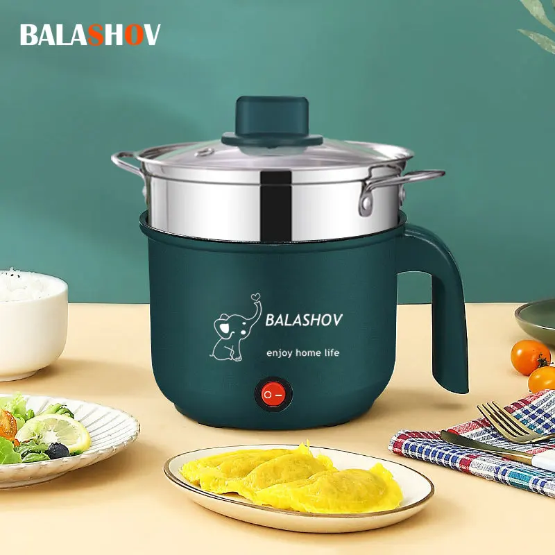 Non-stick Cooking Machine 1.8l Single/double Layer Hot Pot Multifunction Electric Rice Cooker For Home