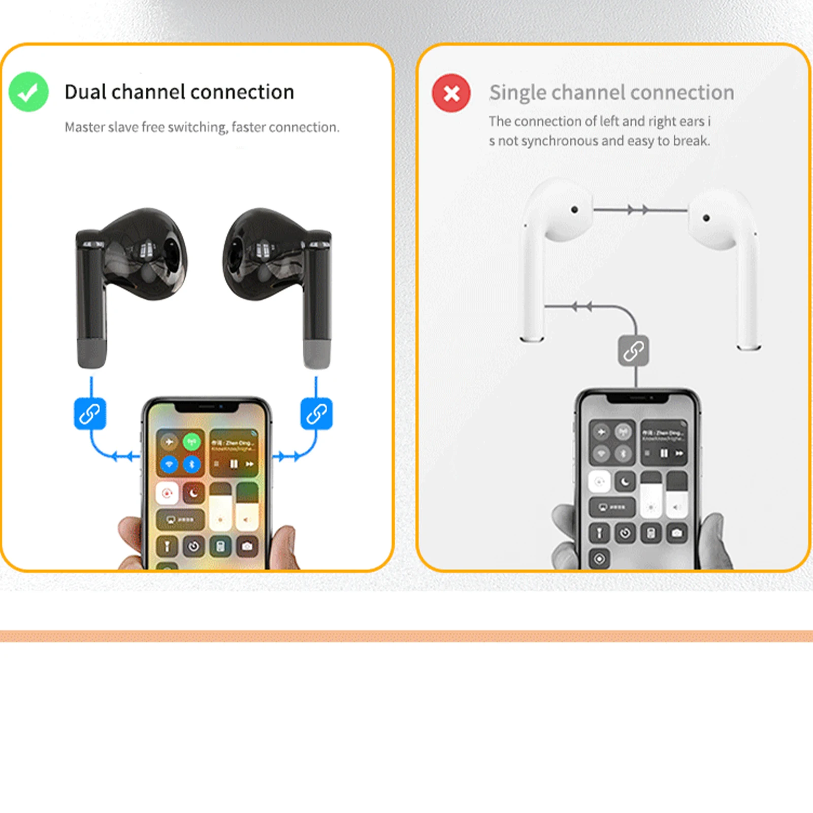 Беспроводные наушники ForTws Bluetooth 5 1 спортивные с микрофоном и зарядным боксом для