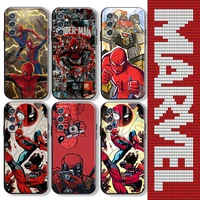 marvel spiderman comics for samsung m11 m12 phone case soft back carcasa funda coque