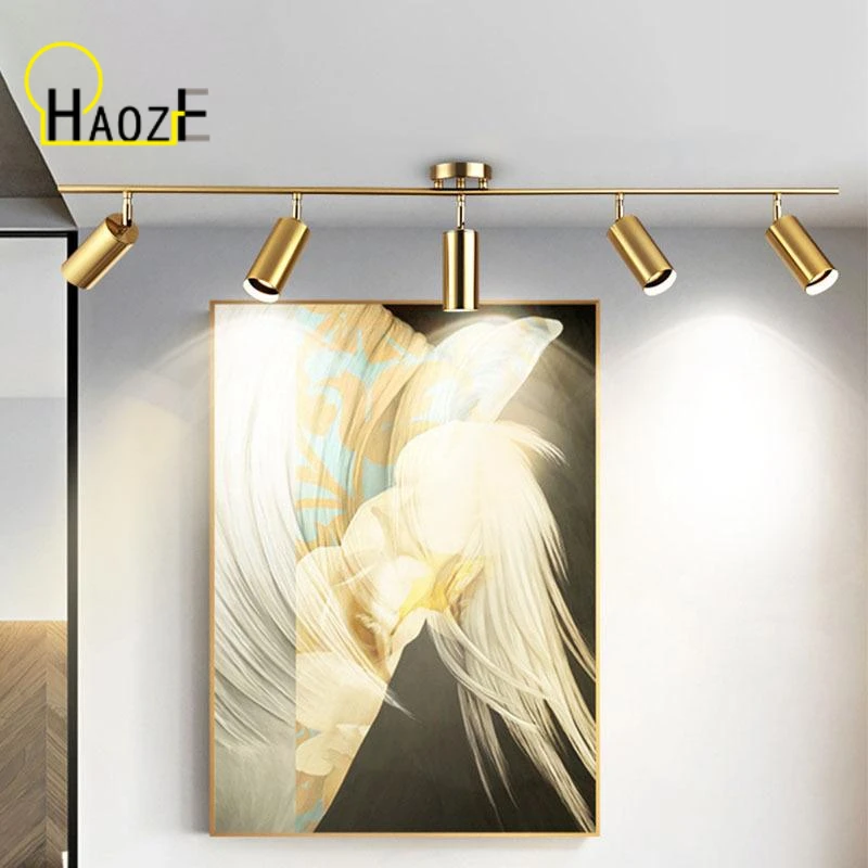 

Haoze кухонные настенные потолочные лампы GU10, светодиодный потолочный светильник для дома, гостиной, потолочный светильник, настенные потолочные лампы, магазин одежды