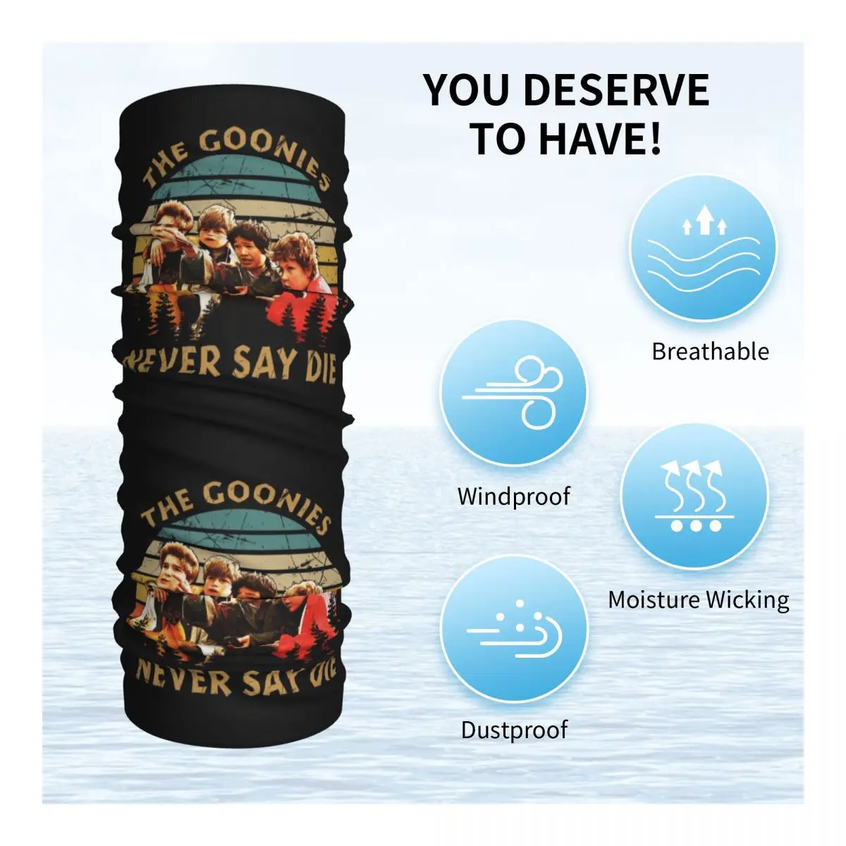 Винтажная Бандана никогда не говорите зимняя бандана обогреватель для шеи