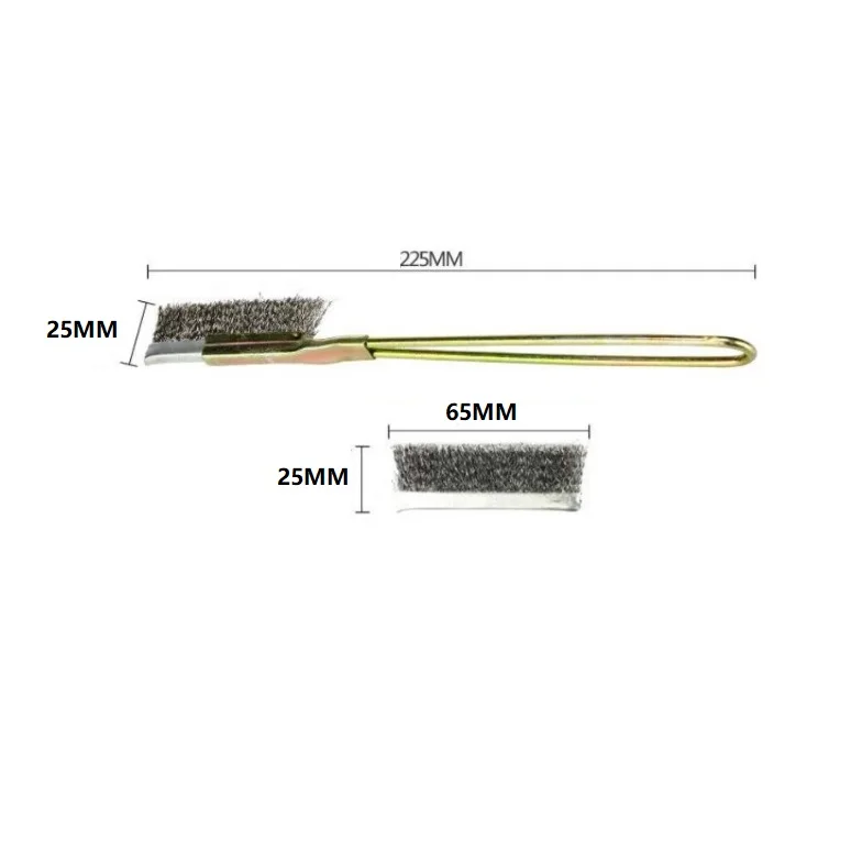 

1 Pc Mini Wire Brush Brass Nylon & Steel Brushes Rust Remover Cleaning Polish Grinder Flaking Paint Cleaning Tools Accessories