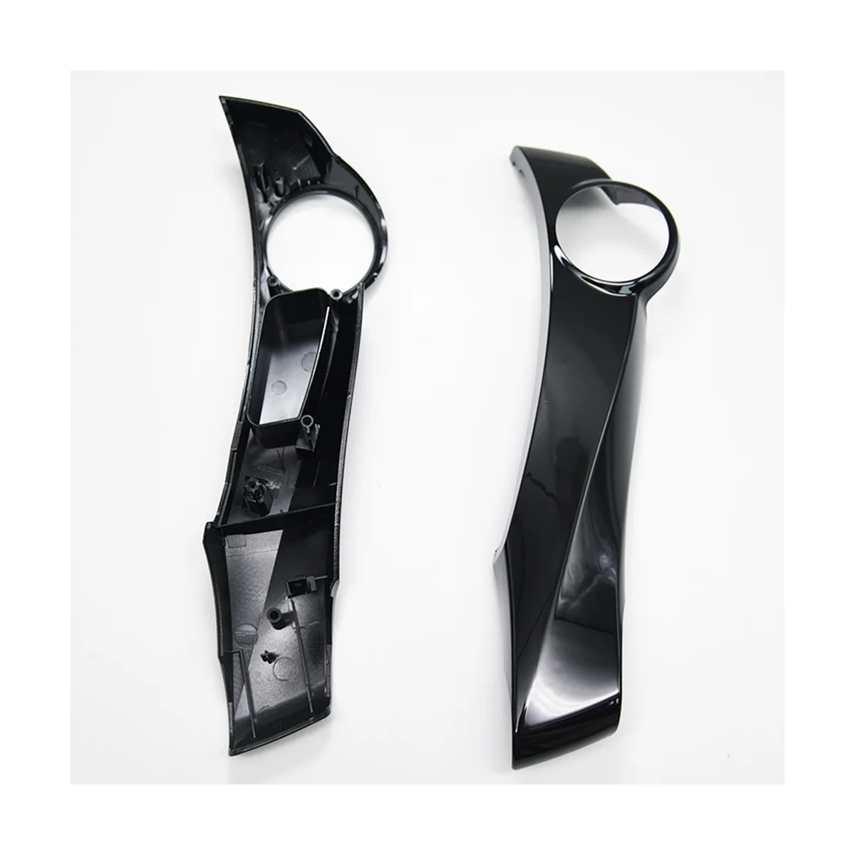 

Car Steering Wheel Audio Control Switch Frame Trim for Toyota Prius 2011-2015 Control Buttons Frame Bright Black