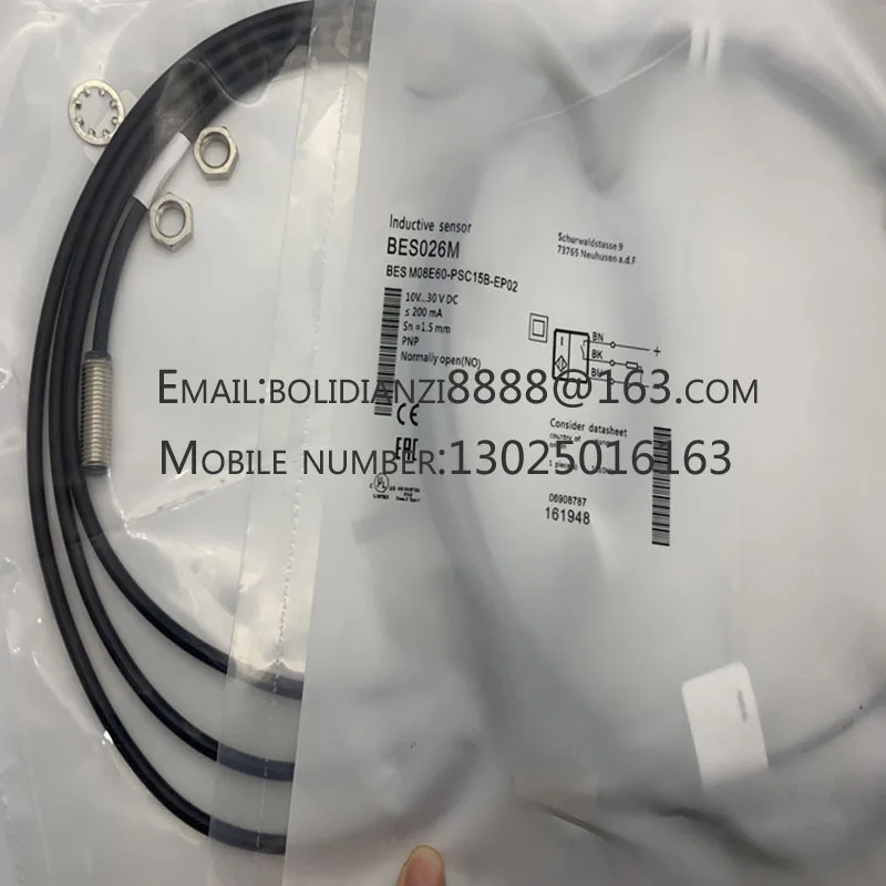 Фото Новый датчик бесконтактного переключателя BES026M BES M08E60-PSC15B-EP02 В наличии №1