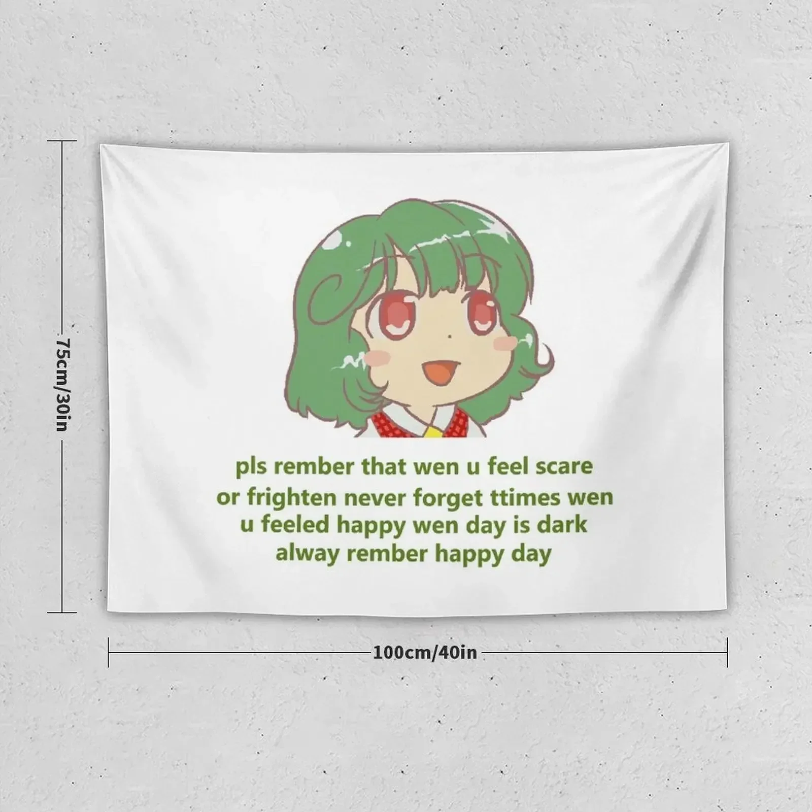 Гобелен Alway Remeber с днем комнатный эстетический гобелен для комнаты