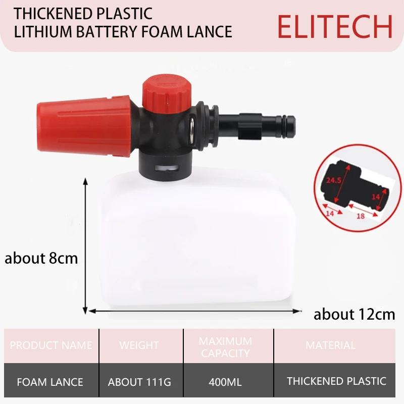 

ручной пеногенератор для мойки жиклер для пеногенератора Аксессуары для автомойки, насадка для снежной пены, генератор пены для автомойки высокого давления, регулируемая Распылительная насадка для Karcher Lavor