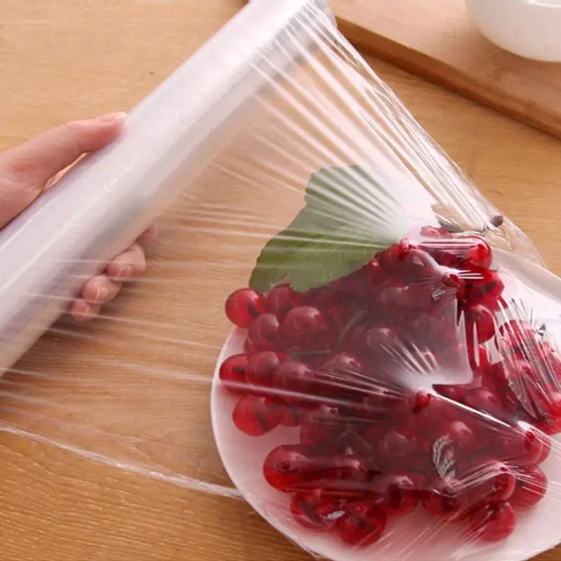 

1 Roll Multipurpose Plastic Produce Bag 3 in 1 Clear Food Storage Bags for Bread