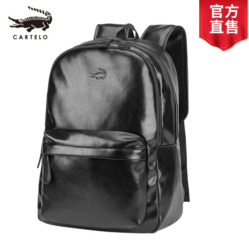 Cadile Crocodile Man backpack Business Casual computer Backpacking simple student fashion trend bag