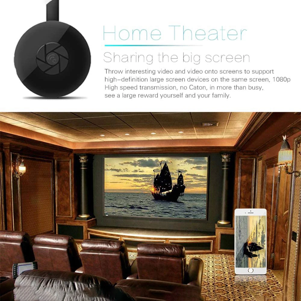 ТВ-флешка G2 Mira экран 1080P дисплей Anycast HDMI-совместимый ТВ-адаптер Miracast для Android ios