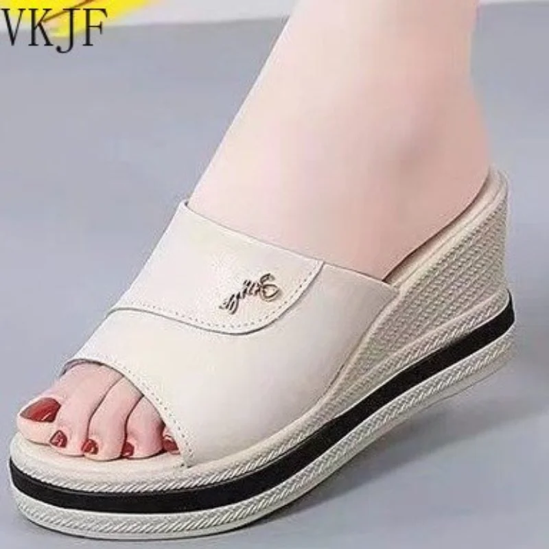 

Fashion 2023 New Summer Women's Sandals Peep-Toe Shoes Woman High-Heeled Platfroms Casual Wedges For Women High Heels Shoes