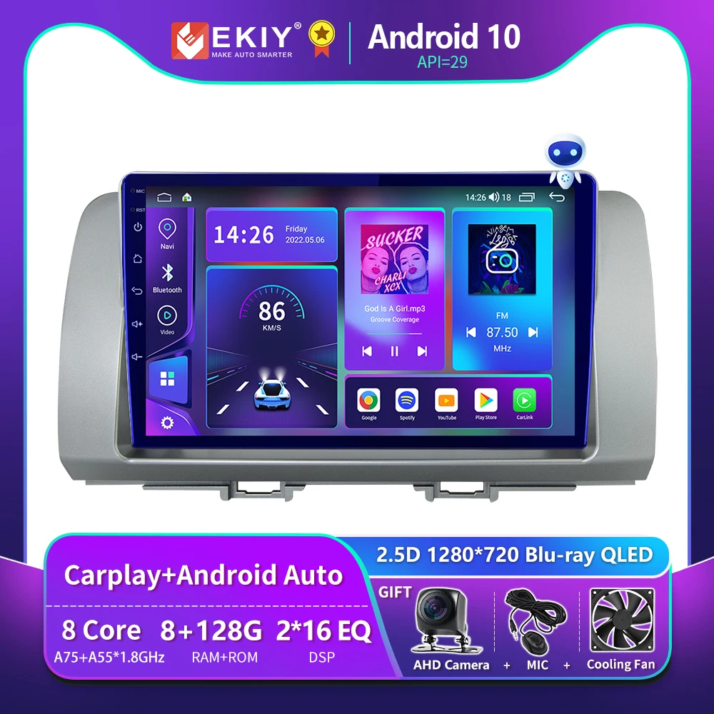 

EKIY T900 For Toyota BB 2 QNC20 2005 - 2016 Car Radio Multimedia Blu-ray QLED Navigation GPS Auto Android Carplay No 2 Din DVD