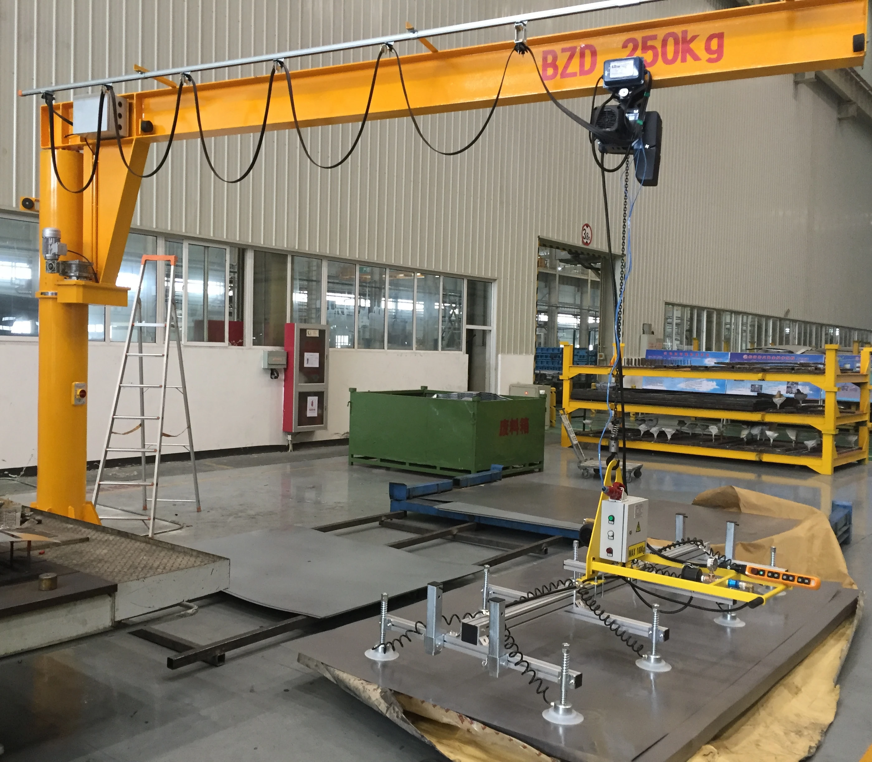 Фото Awovolift стоячие кран, колонка, консольный кран, 3 тонны, настенный светильник, кран, кран с алюминиевой катушкой, вакуумный подъемник 300 кг №3