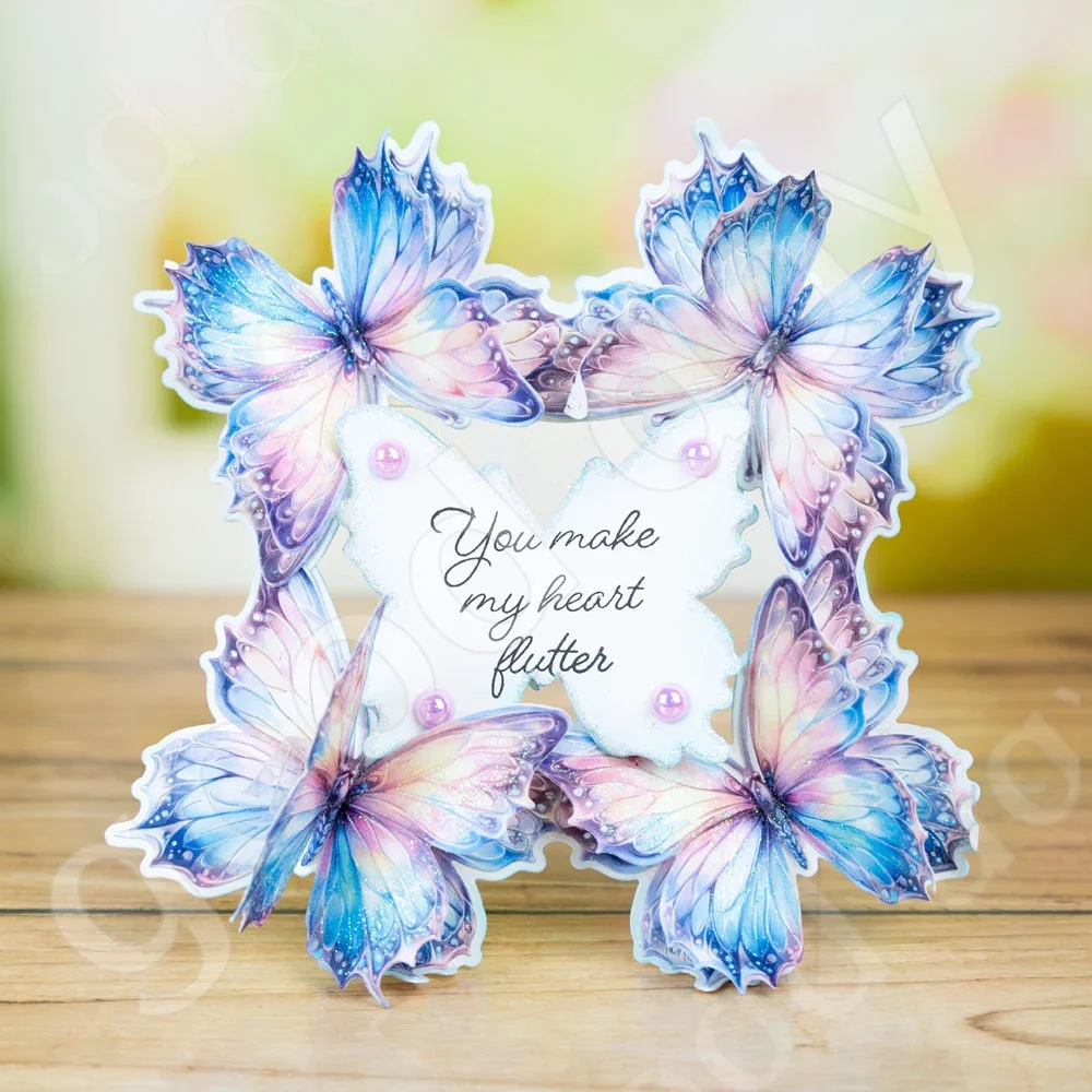 Праздничный фонарь-бабочка металлические штампы для DIY подарки скрапбукинга