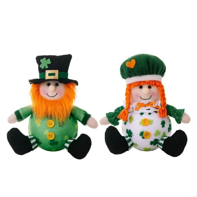 Фото E21b Leprechauns Doll Toy для детей Патрикс День Гарфы статуэтки с шапкой №3