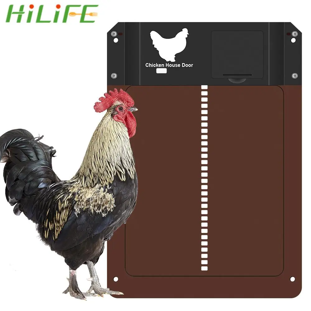 

Auto Night Door Coop Delay Close Light Morning Chicken Opener HILIFE Door Sense And Opener Open Door Automatic