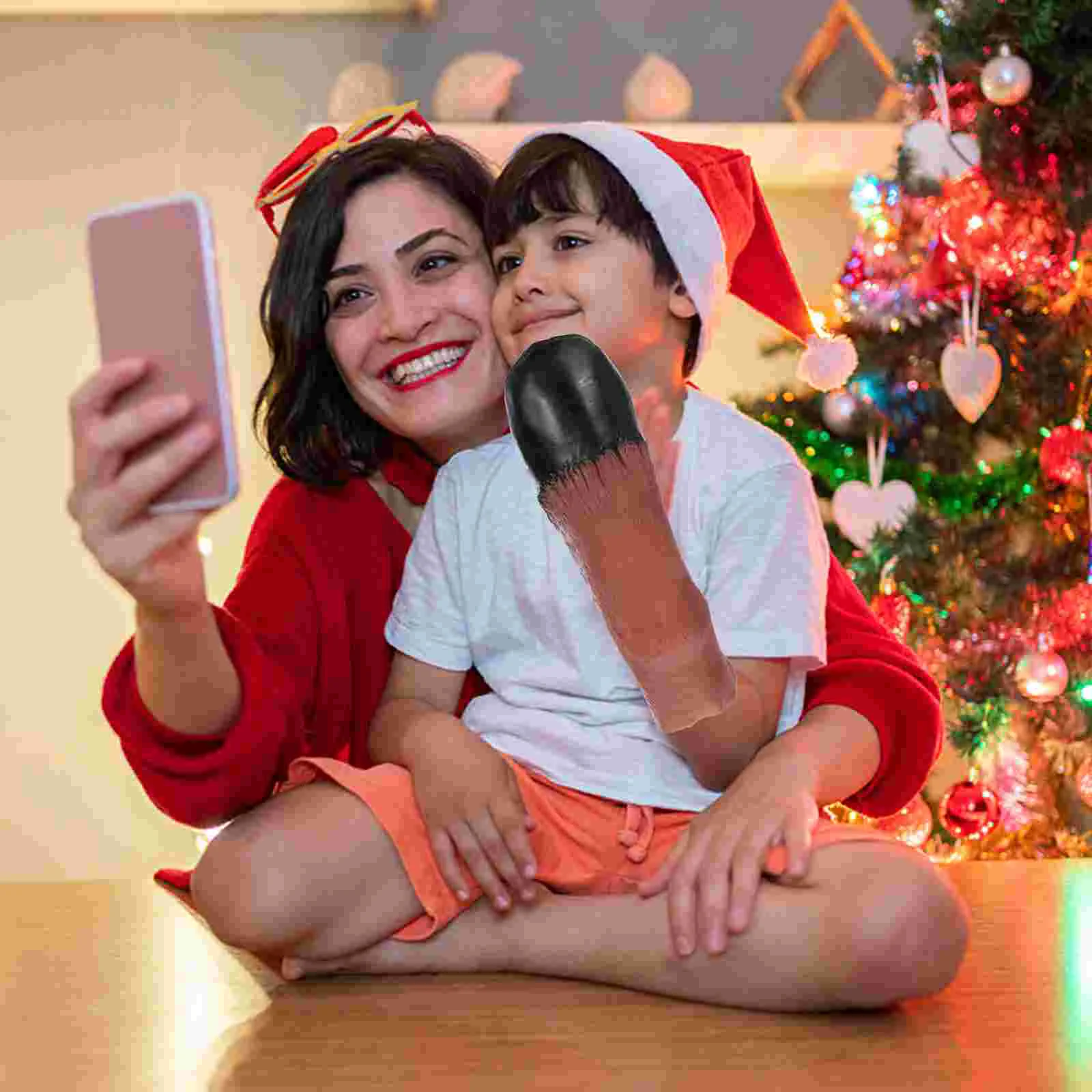 1 пара латексных резиновых конских копыт перчатки с животными для Хэллоуина