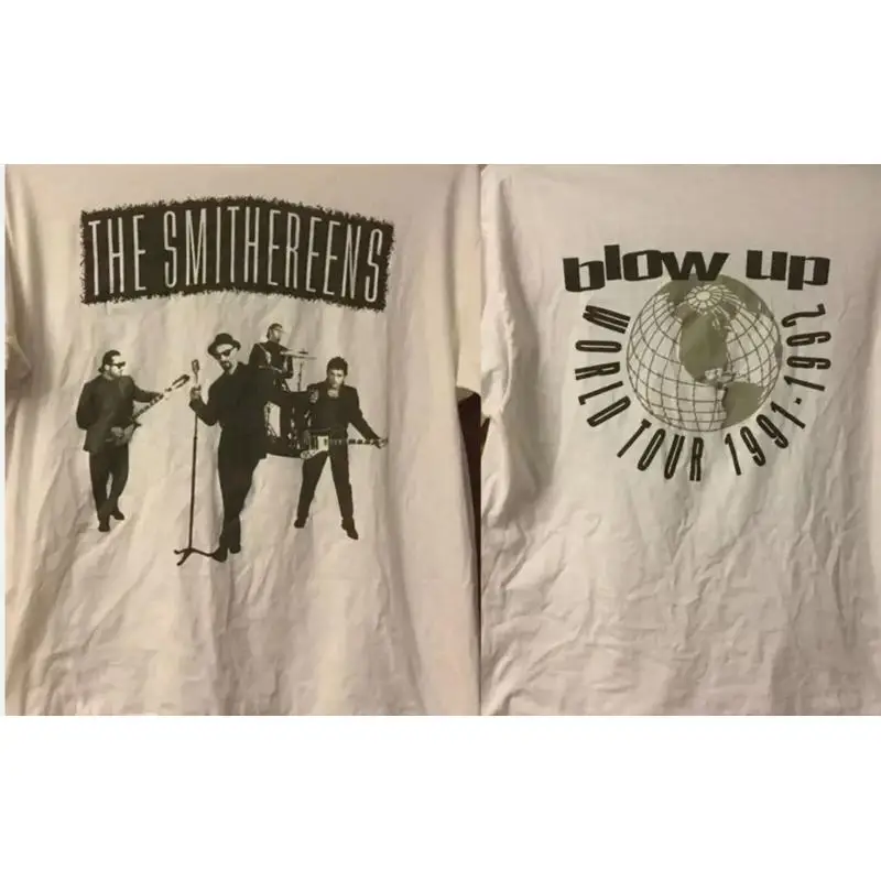 Фото The Smithereens Rock Band 2 Sides White T Shirt Short Sleeve S 5Xl №1