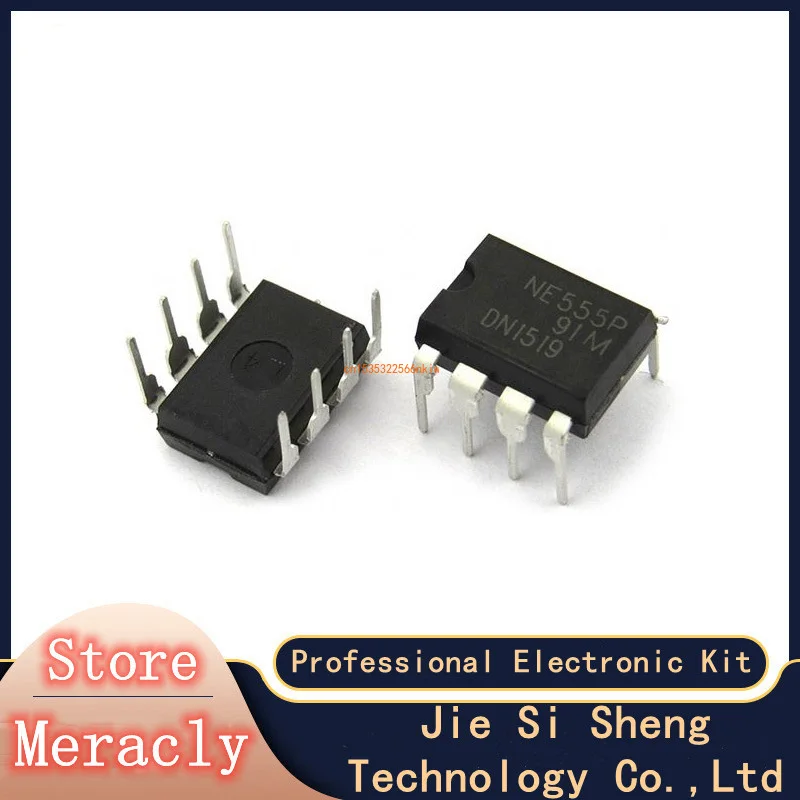 

10PCS/LOT NE555 NE555P NE555N ne555 DIP-8 Timing Chip Brand New ne555 Wholesale