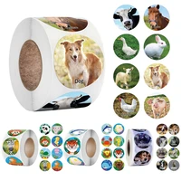 500pcsroll zoo animal reward stickers for school teachers fun motivational incentive stickers for kids cute stationery stickers