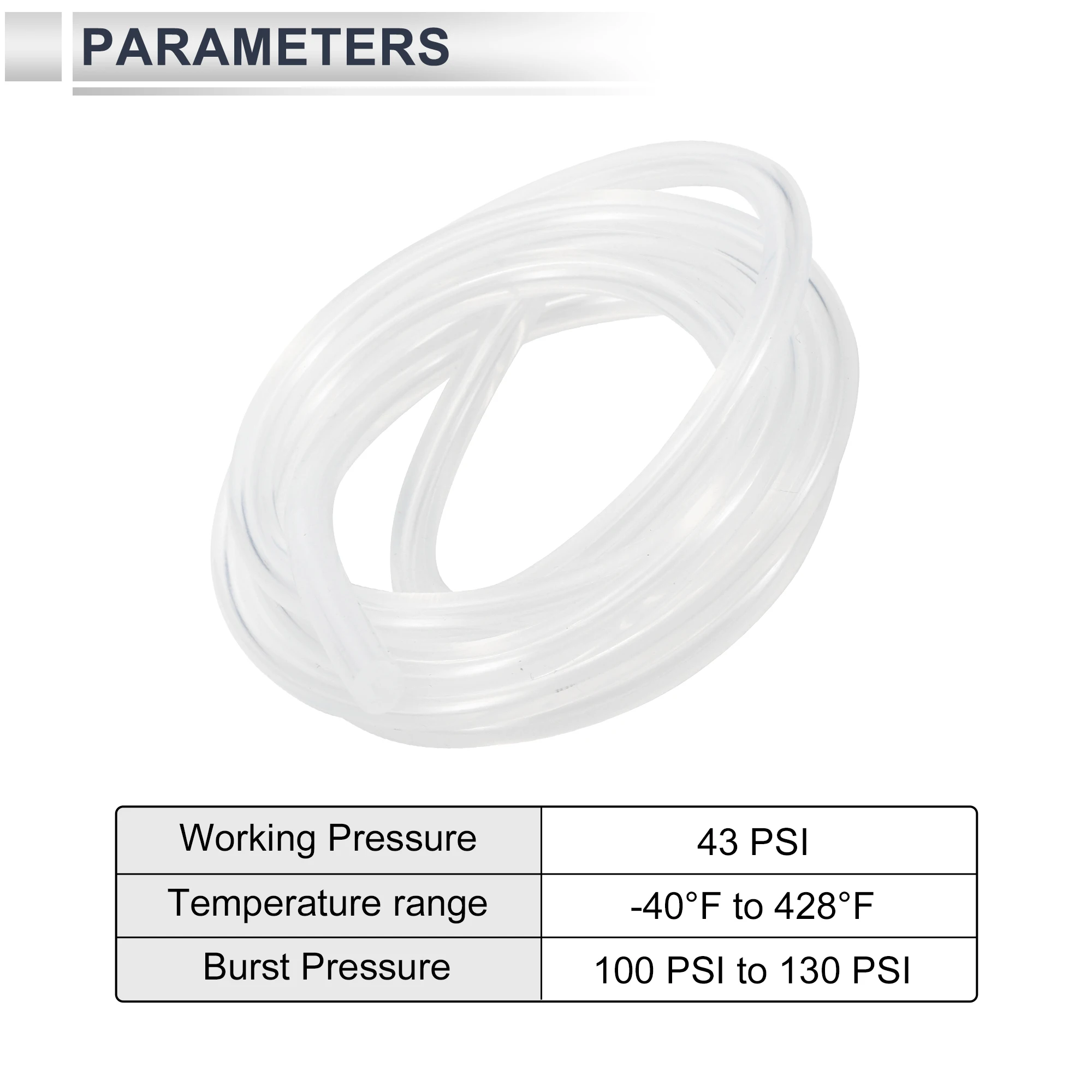 UXCELL 1 7 м длинный силиконовый шланг для вакуумного шланга 2/3/4/5/6/8/10/12/14/16/18/20 мм ID