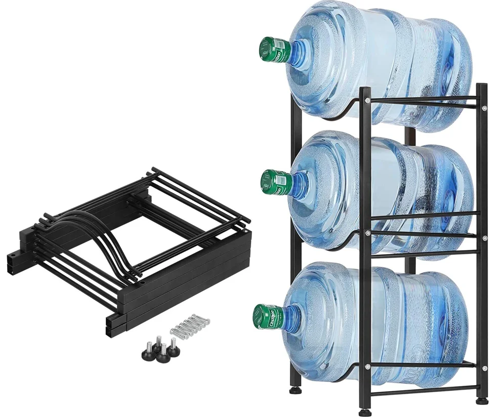Jug Rack 5 Gallon Water Bottle Holder Storage Rack Heavy Duty