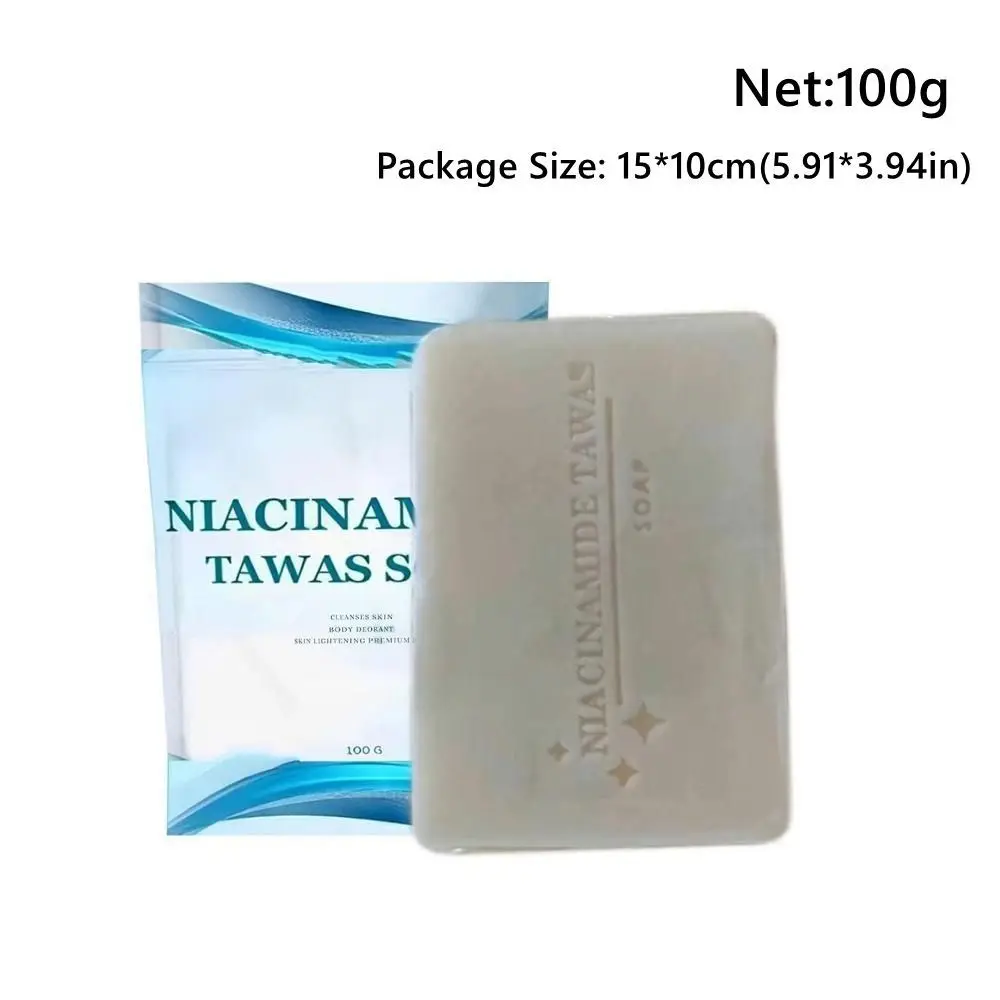Новое глубокое очищение мыло Naicinamide Tawas для всех типов кожи Мягкое Niacinamide
