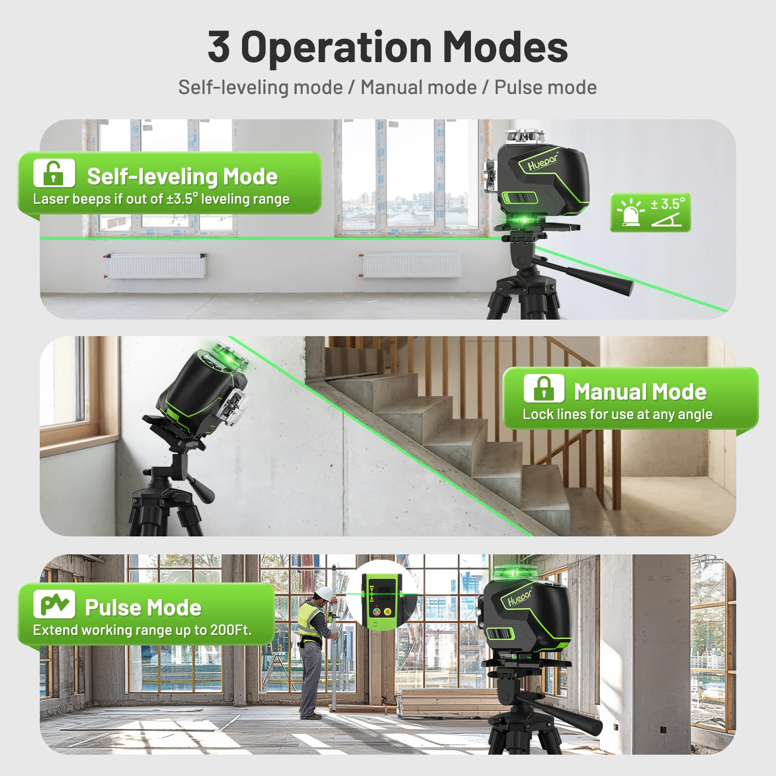 Набор 4D 16-линейный лазерный уровень с перекрестной линией