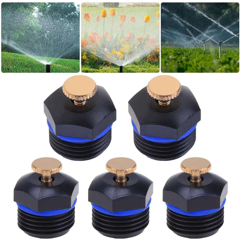 

20pcs 1/2'' Garden Sprinklers Micro Flow Dripper Drip Head Irrigation Tools Plastic Lawn Watering Sprinkler Heads