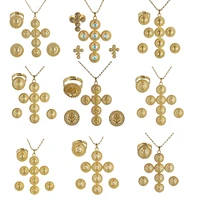 gold plated african habesha eritrea dubai various cross pattern jewelry set for women
