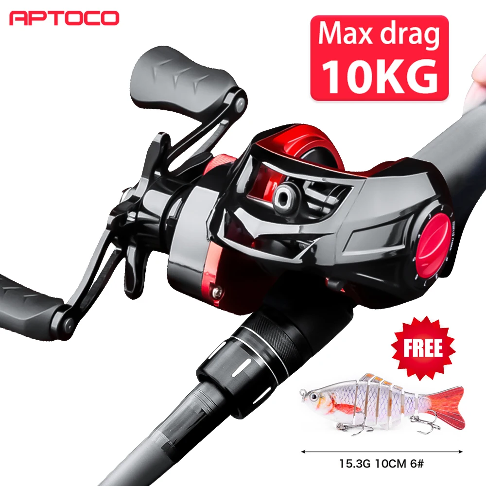 Новая катушка рыболовная приманки 7 2: 1 высокоскоростная максимальная нагрузка 10