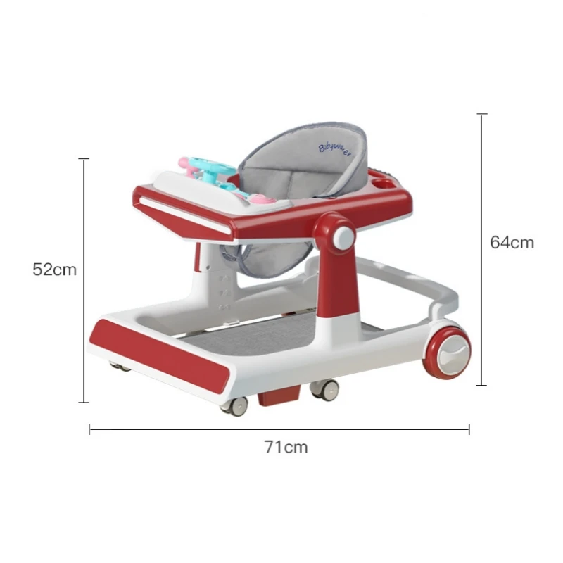 Детский многофункциональный ходунок нескользящий складной для развития ребенка