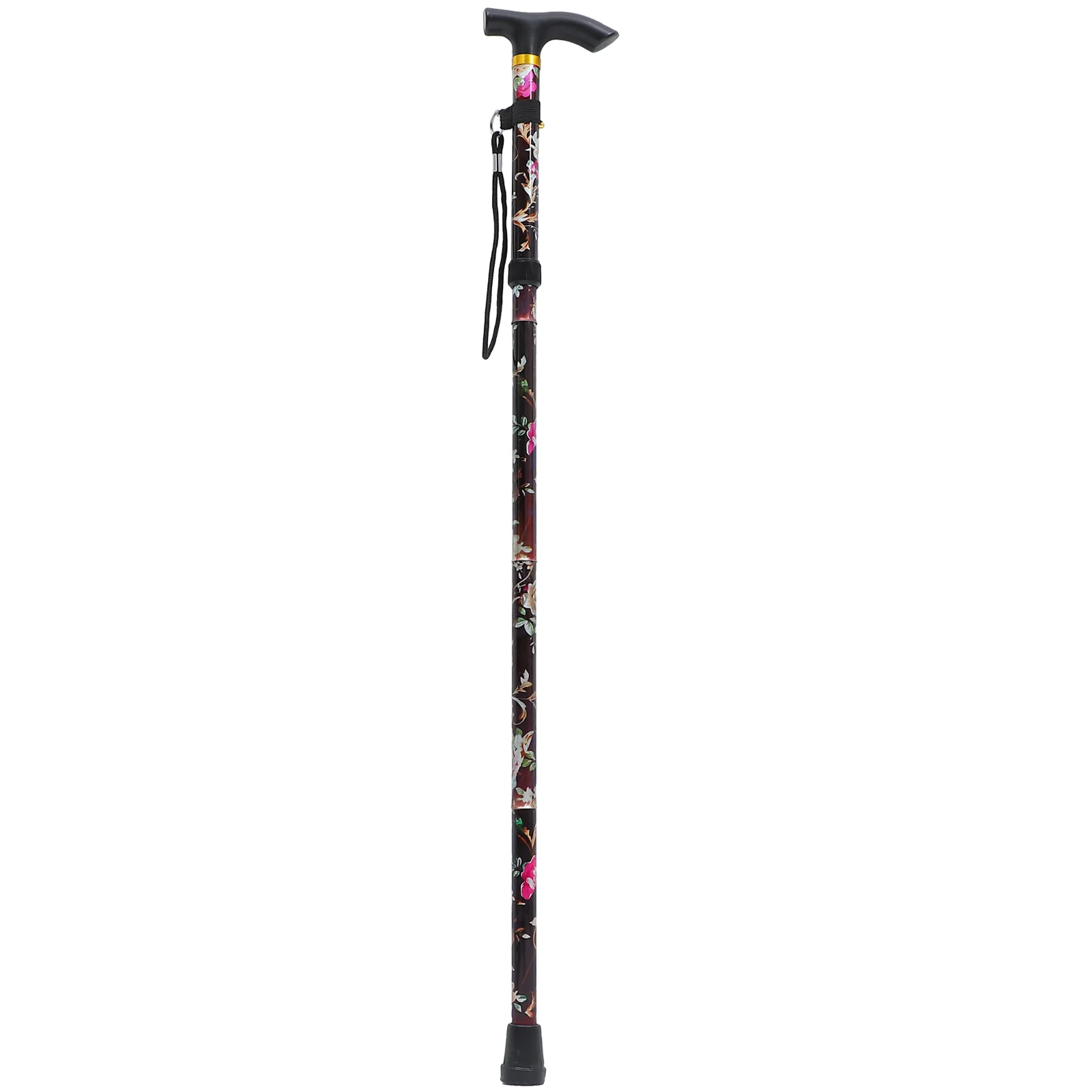 

Crutches The Elderly Adjustable Telescopic Walking Stick Hiking Cane Travel Alpenstock Trekking Pole Folding Men Outdoor