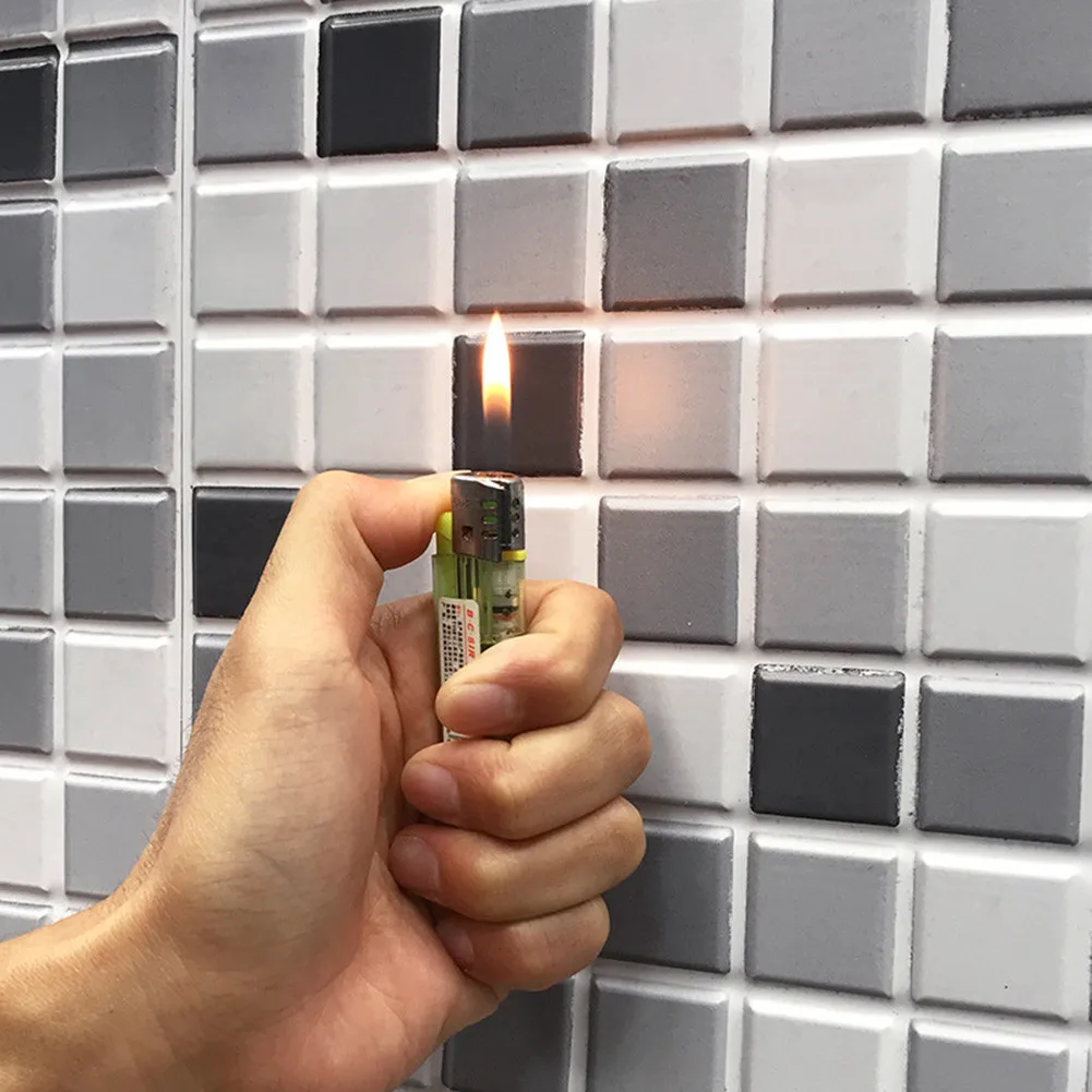 1 шт. 3D кухонная настенная плитка мозаичная наклейка для ванной комнаты высокая