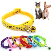 1pc cat dog collar adjustable buckle dog cartoon funny pet collars nylon for small and medium sized dog collars pet supplies