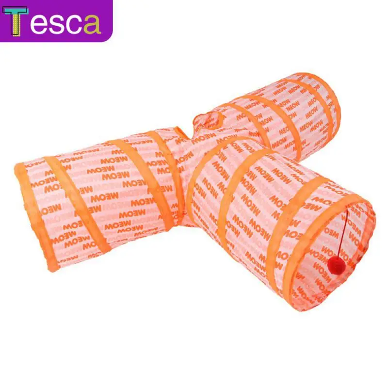 

Foldable Pet Crinkle Tunnels Cat Kitty Training Interactive Fun Toys Cat Toy Cats Tunnel 4 Ways Pet Cat Toys Pet Supplies