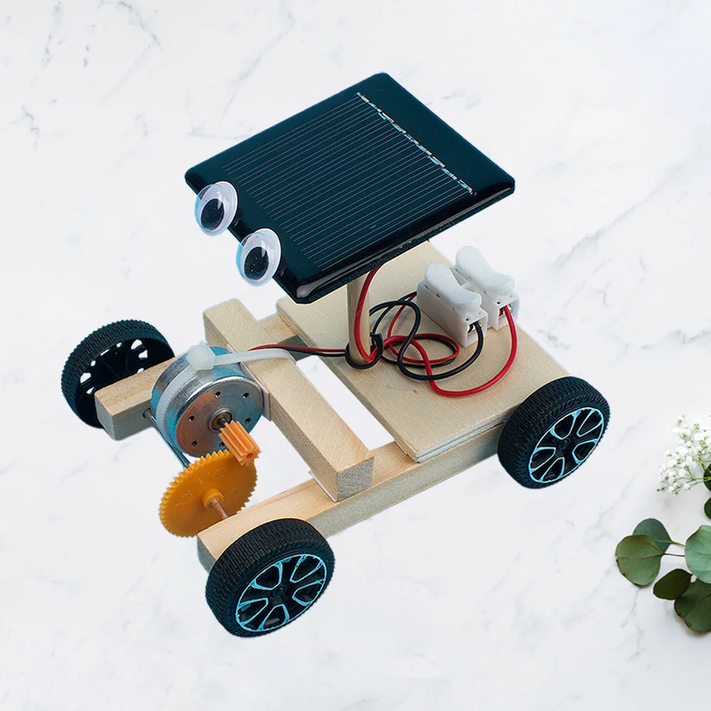 

Car Solardiy Powered Assembly Educationalpuzzle Vehicle Kit Power Energy Wooden Climbing Science Kids Assemble Rc Small Kits